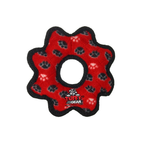 Tuffy, Tuffy Jr Gear Ring Red Paw, 1 Each Tuffy