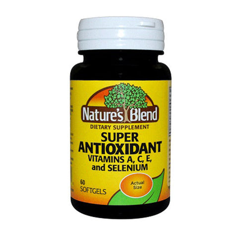 Nature's Blend, Antioxidant Super With Vitamins A/C/E, 60 Softgels Nature's Blend