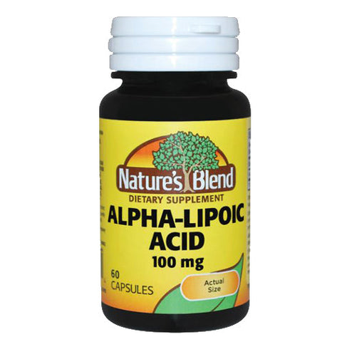 Nature's Blend, Alpha Lipoic Acid, 100 mg, 60 Caps Nature's Blend