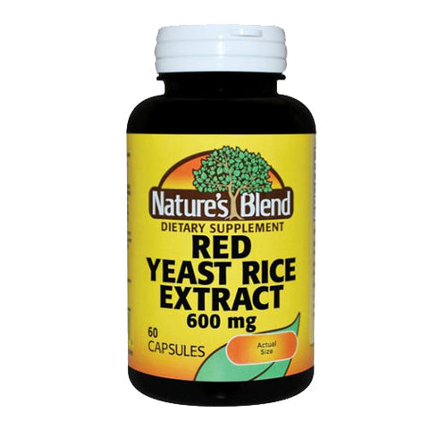 Nature's Blend, Red Yeast Rice Extract, 600 mg, 60 Caps Nature's Blend