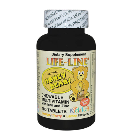 Honey Bears Multivitamin With Iron & Zinc 100 Chews by Nature's Blend