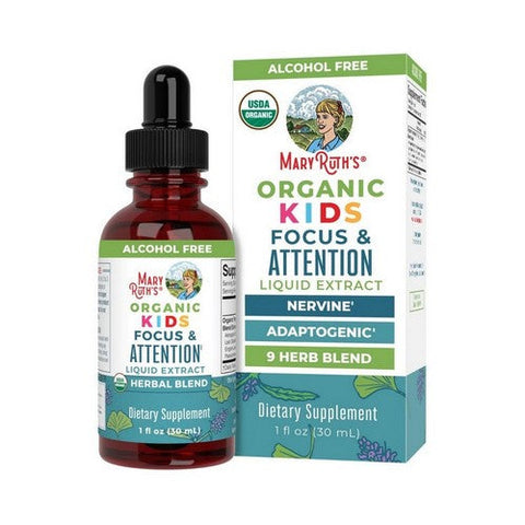 MaryRuth's, Organics Mary Ruth'S Kids Focus And Attention Drops, 1 Oz