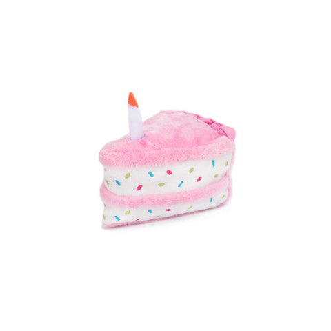 ZippyPaws, ZippyPaws Birthday Cake Dog Toy, Pink, 1 Each/Medium ZippyPaws