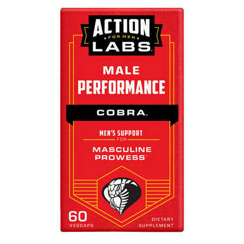 Action Labs, Cobra Male Performance For Sexual Energy, 60 Veg Caps Action Labs
