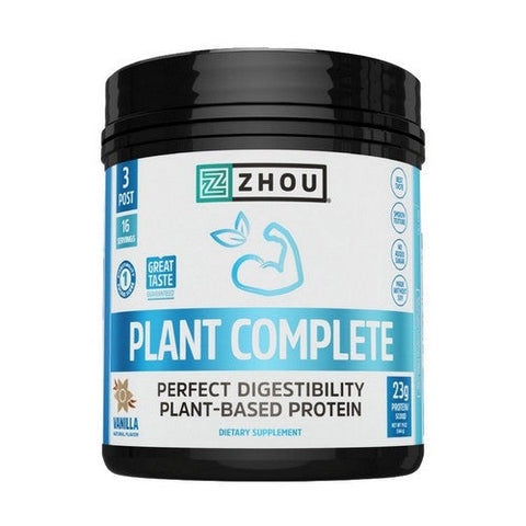 Zhou Nutrition, Plant Complete Vanilla, 540 Grams Zhou Nutrition