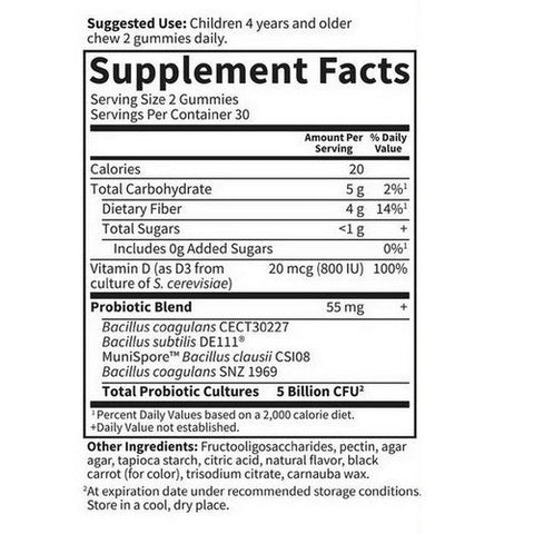 Garden of Life, Dr. Formulated Probiotics Kids Strawberry, 5 Billion, 60 Gummies