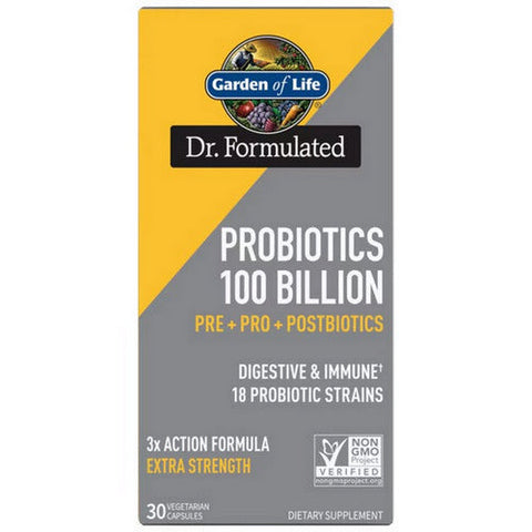 Garden of Life, Dr. Formulated Probiotics, 100 Billion, 30 Caps