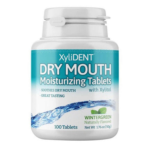 Wintergreen Dry Mouth Tablets 100 Tabs by Xylident