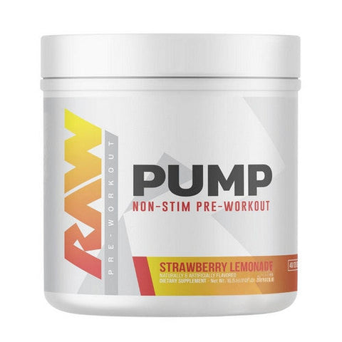 Raw Nutrition, Pump Non-Stim Strawberry Lemonade, 16.57 Oz Raw Nutrition