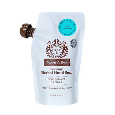Moon Valley Organics, Organics Foaming Herbal Hand Soap Concentrate Mint Lavender, 10.7 Oz Moon Valley Organics