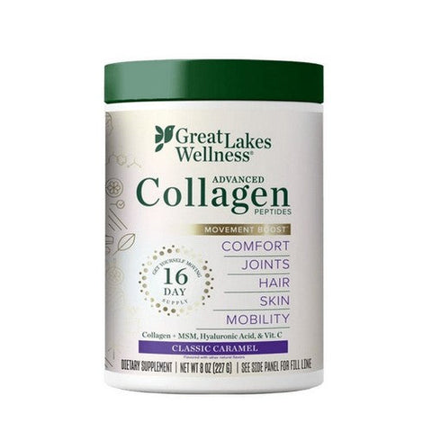Great Lakes Wellness, Collagen Peptides Daily Joint Caramel Flavor, 8 Oz Great Lakes Wellness