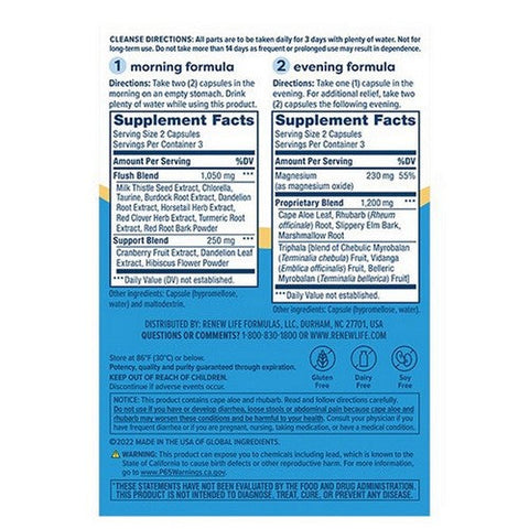 Renew Life, 3-Day Cleanse, 12 Capsules Renew Life