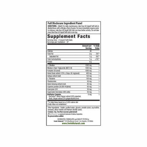 Irwin Naturals, Steel-Libido Red Magnum Blood-Flow, 150 Softgels Irwin Naturals