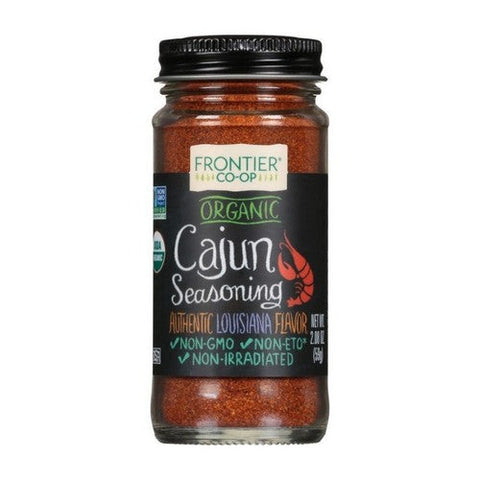 Frontier Coop, Organic Cajun Seasoning, 2.08 Oz Frontier Coop
