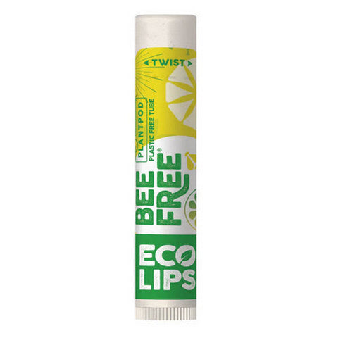 Eco Lips, Bee Free Lemon-Lime Lip Balm, 0.15 Oz Eco Lips