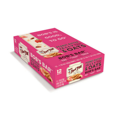 Bobs Red Mill, Peanut Butter Jelly & Oats Better Bar, 12 Bars Bobs Red Mill