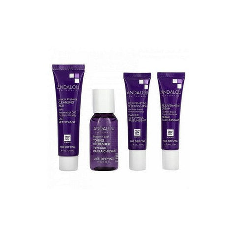 Andalou Naturals, On The Go Essentials The Age Defying Routine, 4 Count Andalou Naturals