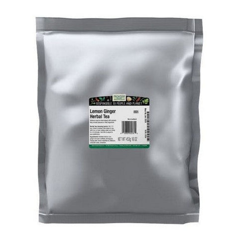 Frontier Coop, Frontier Co-op Lemon Ginger Herbal Tea, 1 Lb Frontier Coop