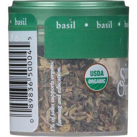 Simply Organic, Organic Basil Leaf, 0.18 Oz Simply Organic
