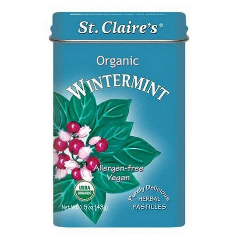 St. Claire's, Organics Winter Mints, 1.5 Oz St. Claire's