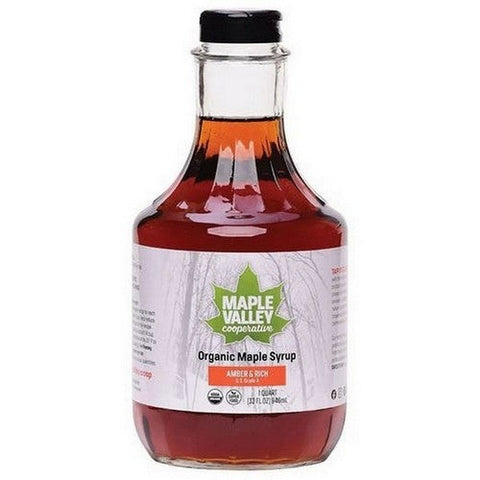 Maple Valley Cooperative, Amber & Rich Organic Maple Syrup, 32 Oz Maple Valley Cooperative