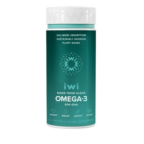 iwi, Made From Algae Omega-3 Epa Plus Dha, 30 Softgels iwi