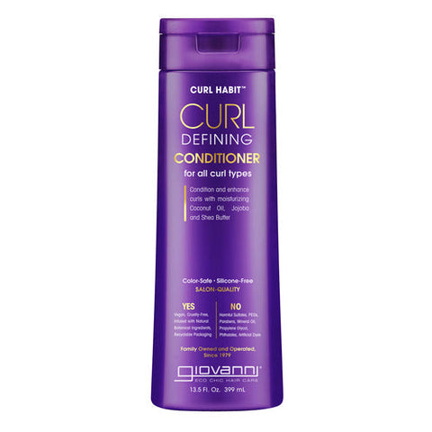 Giovanni Cosmetics, Curl Habit Curl Defining Conditioner, 13.5 Oz Giovanni Cosmetics