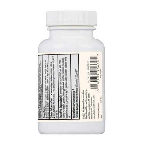 Foster And Thrive, Extra Strength Stool Softener Softgels, 250 Mg, 100 Each Foster And Thrive