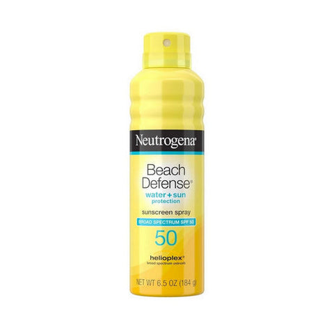 Neutrogena, Beach Defense Water + Sun Protection Sunscreen Spray Spf 50, 6.5 Oz Neutrogena