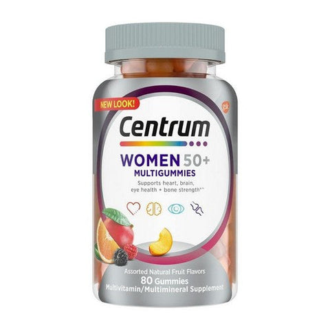 Centrum, Women 50+ Multigummies, 80 Count Centrum