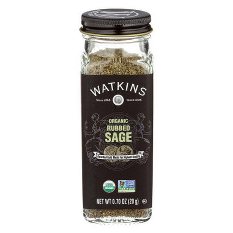 Watkins, Organic Rubbed Sage, 0.7 Oz (Case Of 3) Watkins