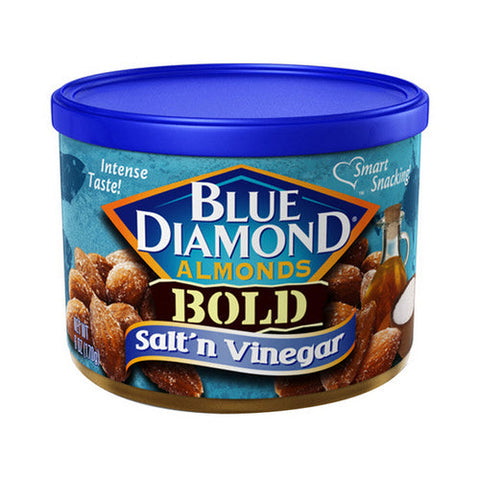 Blue Diamond, Almonds Bold Salt And Vinegar, 6 Oz(Case Of 12) Blue Diamond