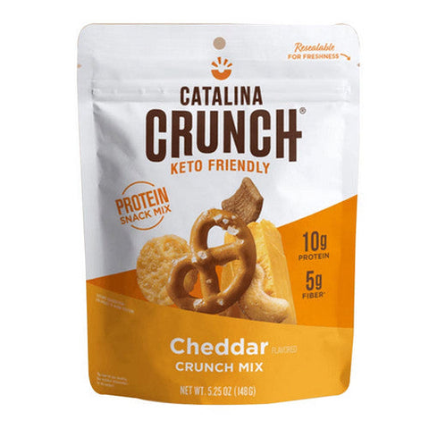 Catalina Crunch, Keto Friendly Cheddar Crunch and Snack Mix, 5.25 Oz(Case Of 6) Catalina Crunch