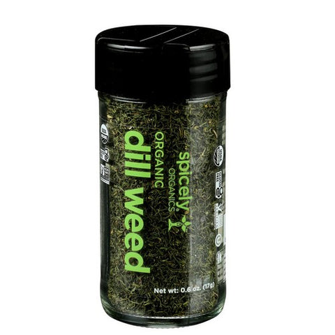Spicely Organics, Organic Dill Weed, 0.6 Oz (Case Of 3) Spicely Organics