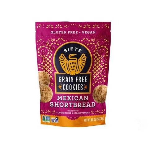 Siete, Mexican Shortbread Cookies Grain Free, 4.5 Oz (Case Of 10) Siete