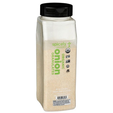 Spicely Organics, Organic Onion Granulates, 16 Oz (Case Of 2) Spicely Organics