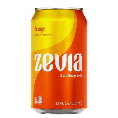 Zevia, Orange Soda Zero Calorie, 12 Oz (Case Of 12) Zevia
