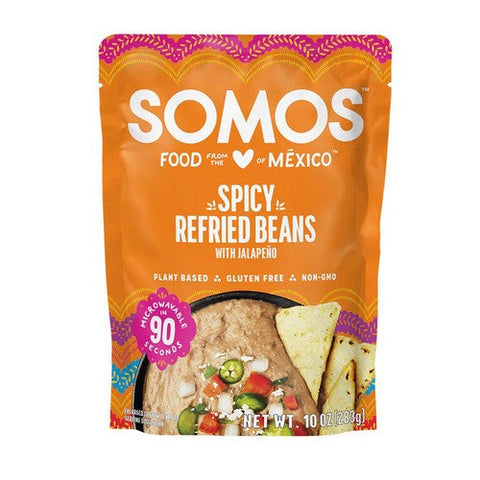 Somos, Spicy Refried Beans, 10 Oz (Case Of 6) Somos
