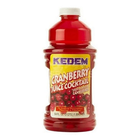 Kedem, Cranberry Fruit Juice, 64 Oz (Case Of 8) Kedem