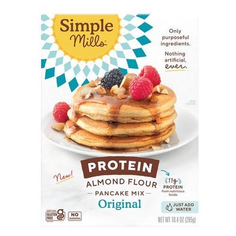 Simple Mills, Protein Almond Flour Pancake Mix, 10.4 Oz (Case Of 6) Simple Mills