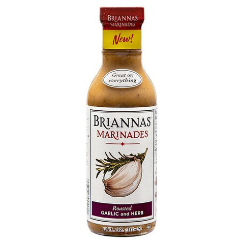 Briannas, Marinade Roast Garlic And Herb, 12 Oz (Case Of 6) Briannas