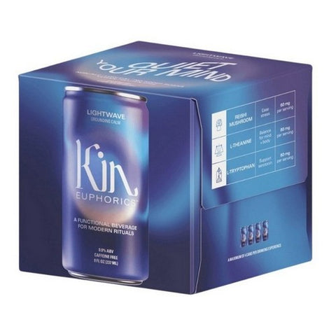 Kin Euphorics, Lightwave Calm Mood, 32 Oz(Case Of 6) Kin Euphorics