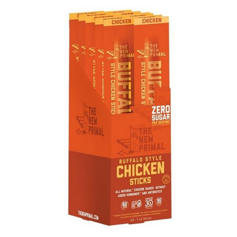 The New Primal, Buffalo Style Chicken Stick, 1 Oz(Case Of 20) The New Primal