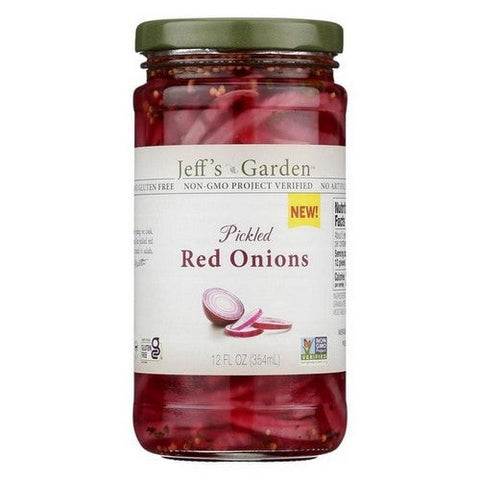 Jeff's GardenPatak, Onions Pickled Red, 12 Oz(Case Of 6) Jeff's GardenPatak