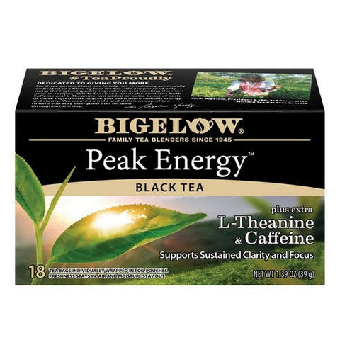 Bigelow, Black Tea Peak Energy, 1.39 Oz(Case Of 6) Bigelow