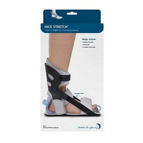 Brownmed, Plantar Fasciitis Night Splint with Ice Pack Nice Stretch Original with Polar Ice Medium Buckle / Ho, 1 Count Brownmed