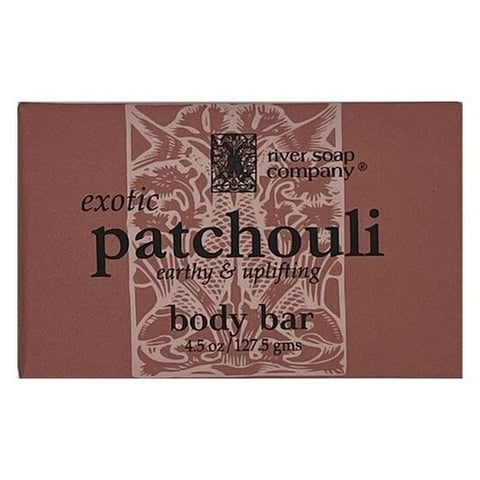 River Soap Company, Patchouli Soap Bar, 4.5 Oz(Case Of 12) River Soap Company