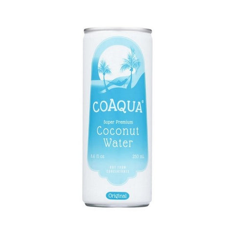 Coaqua, Original Super Premium Coconut Water, 8.4 Oz(Case Of 6) Coaqua