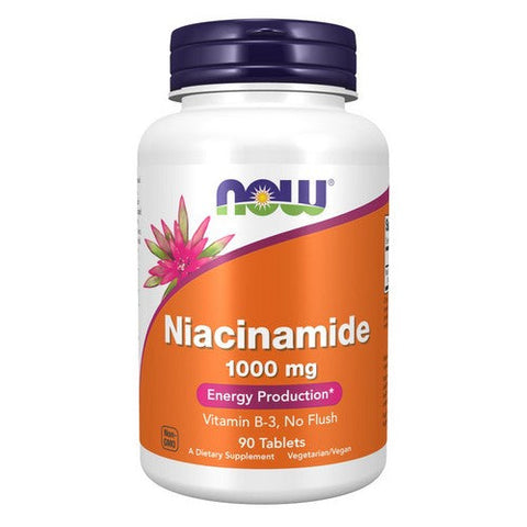 Now Foods, Niacinamide, 1000 Mg, 90 Tabs Now Foods