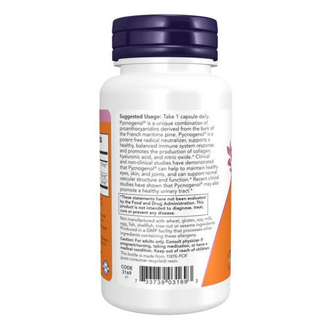 Now Foods, Pycnogenol Extra Strength, 150 Mg, 60 VegCaps Now Foods